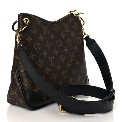 Louis Vuitton Monogram Odeon PM Black 3 of 9
