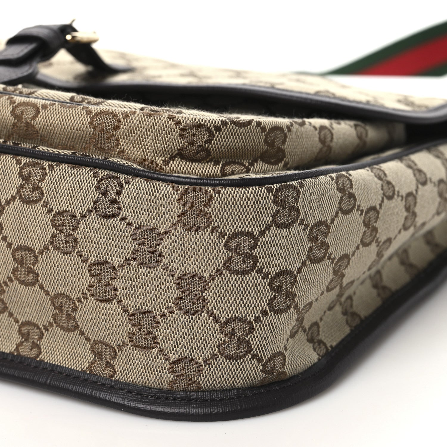 Gucci Monogram Web Childrens Messenger Bag Beige Ebony Cocoa 10 of 10