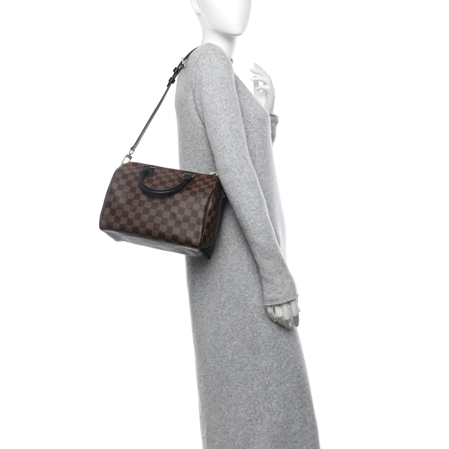 Damier Ebene Speedy Bandouliere 25