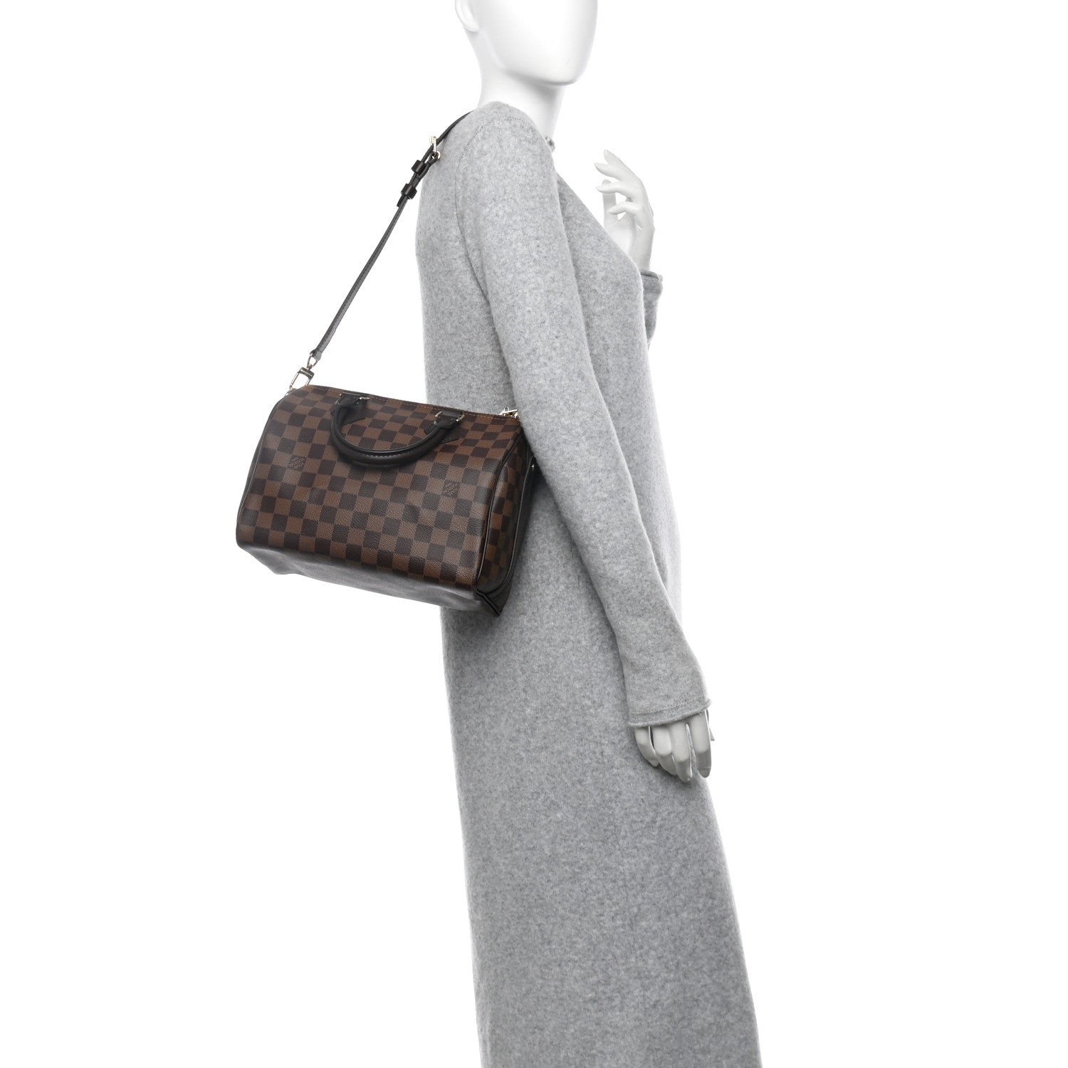 Louis Vuitton Damier Ebene Speedy Bandouliere 25 2 of 9