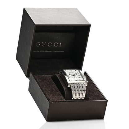 Gucci Stainless Steel 34mm 8600M G-Metro Chronograph Quartz Watch White 5 of 5