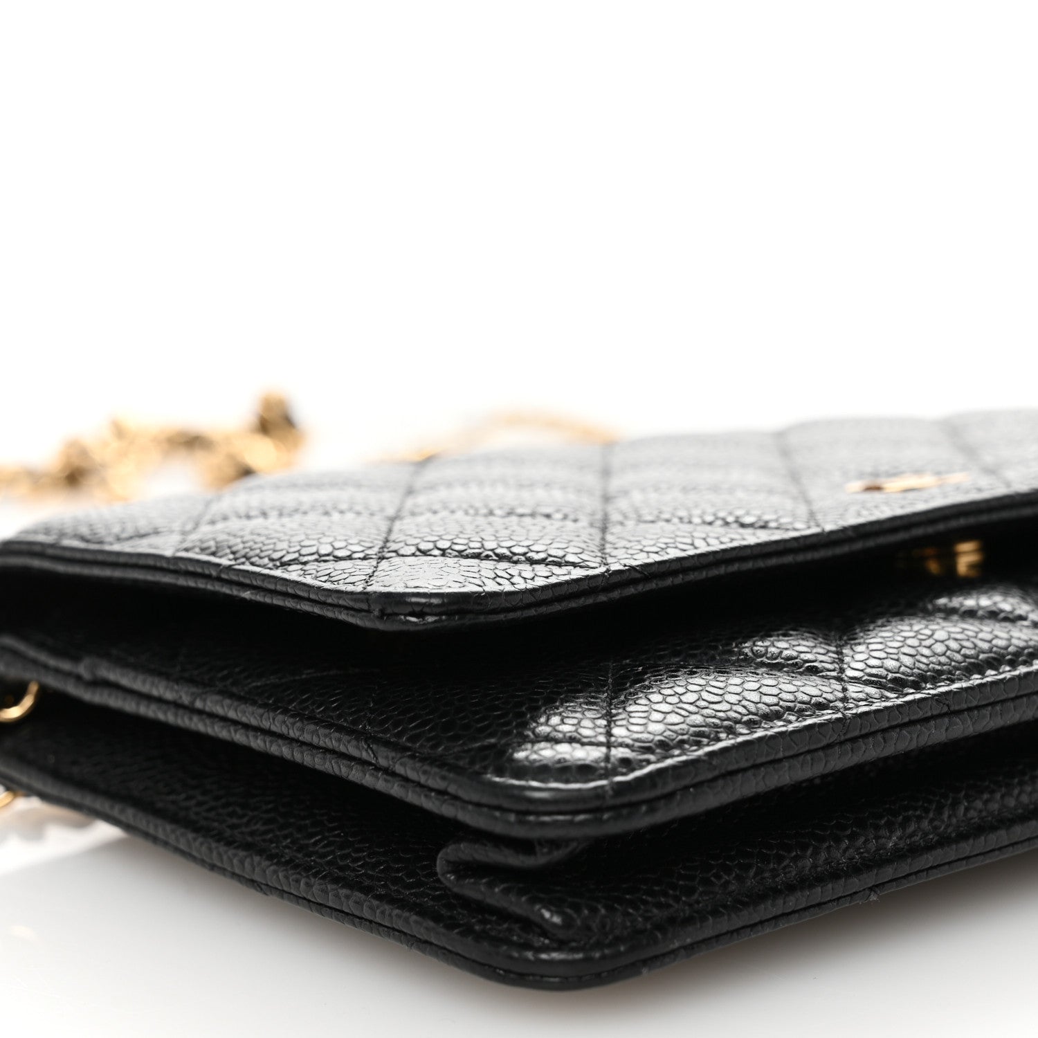 Chanel Caviar Quilted Wallet on Chain WOC Black 9 of 11
