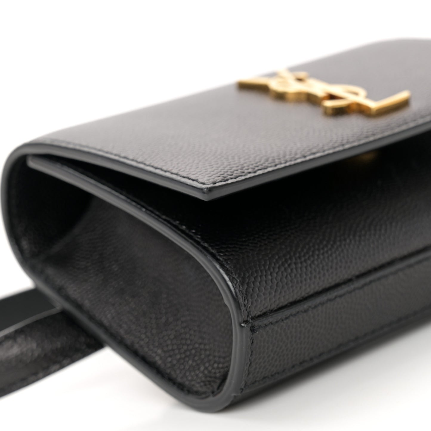 Grain De Poudre Monogram Kate Belt Bag Black