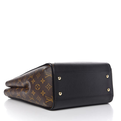 Louis Vuitton Calfskin Monogram Kimono Tote Black 4 of 10