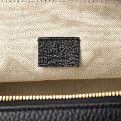 Gucci Grained Calfskin Sylvie Web Kingsnake Small Camera Bag Black Multicolor 7 of 8