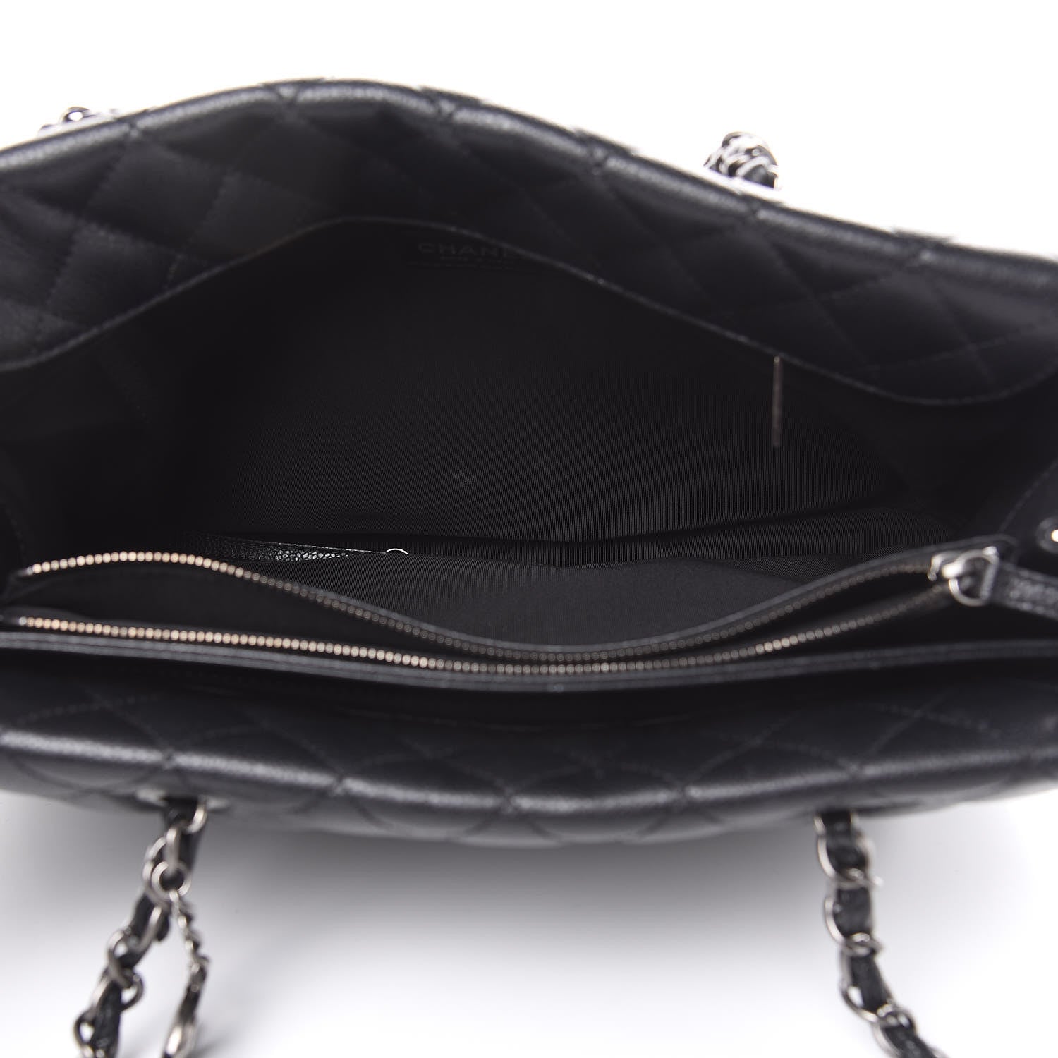 Chanel Caviar Quilted City Shopping Tote Black 7 of 14