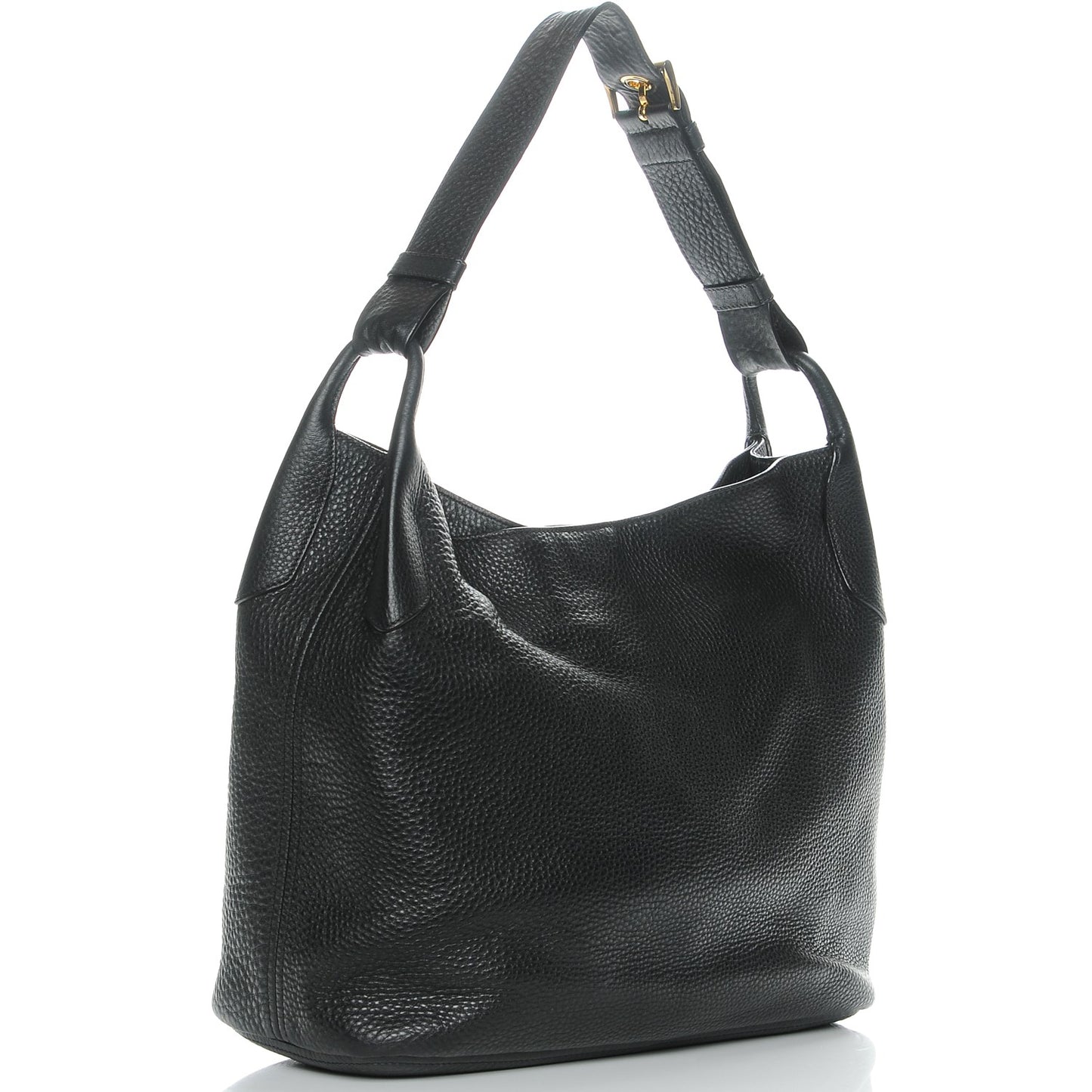 Vitello Daino Hobo Nero Black