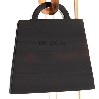 Hermes Amulette Laquee Kelly Pendant Necklace Soir 4 of 7