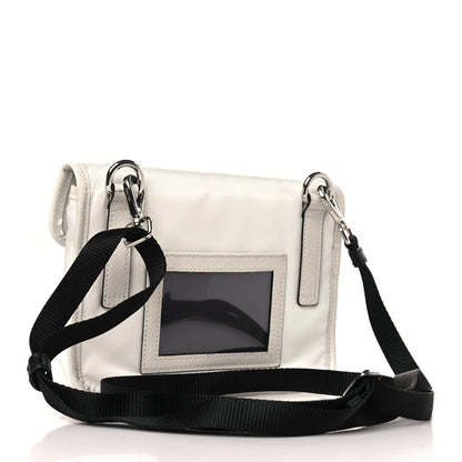 Prada Re-Nylon Saffiano Smartphone Case Crossbody Talco 3 of 9
