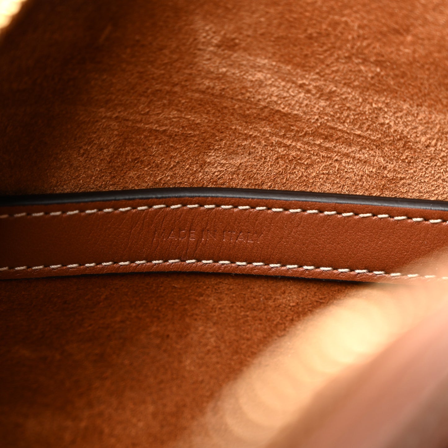 Smooth Calfskin Triomphe Small Boston Bag Tan