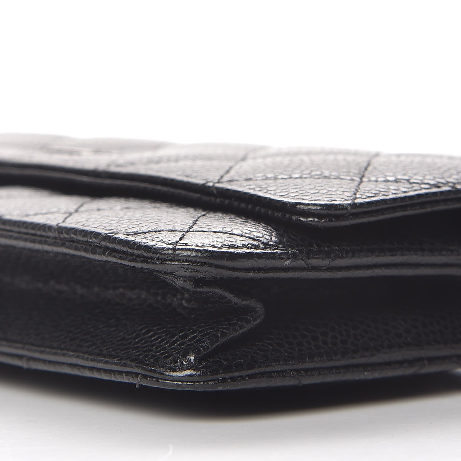 Chanel Caviar Quilted Wallet On Chain WOC Black 10 of 10