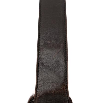 Prada Vitello Smalt Shoulder Bag Ebano 14 of 16