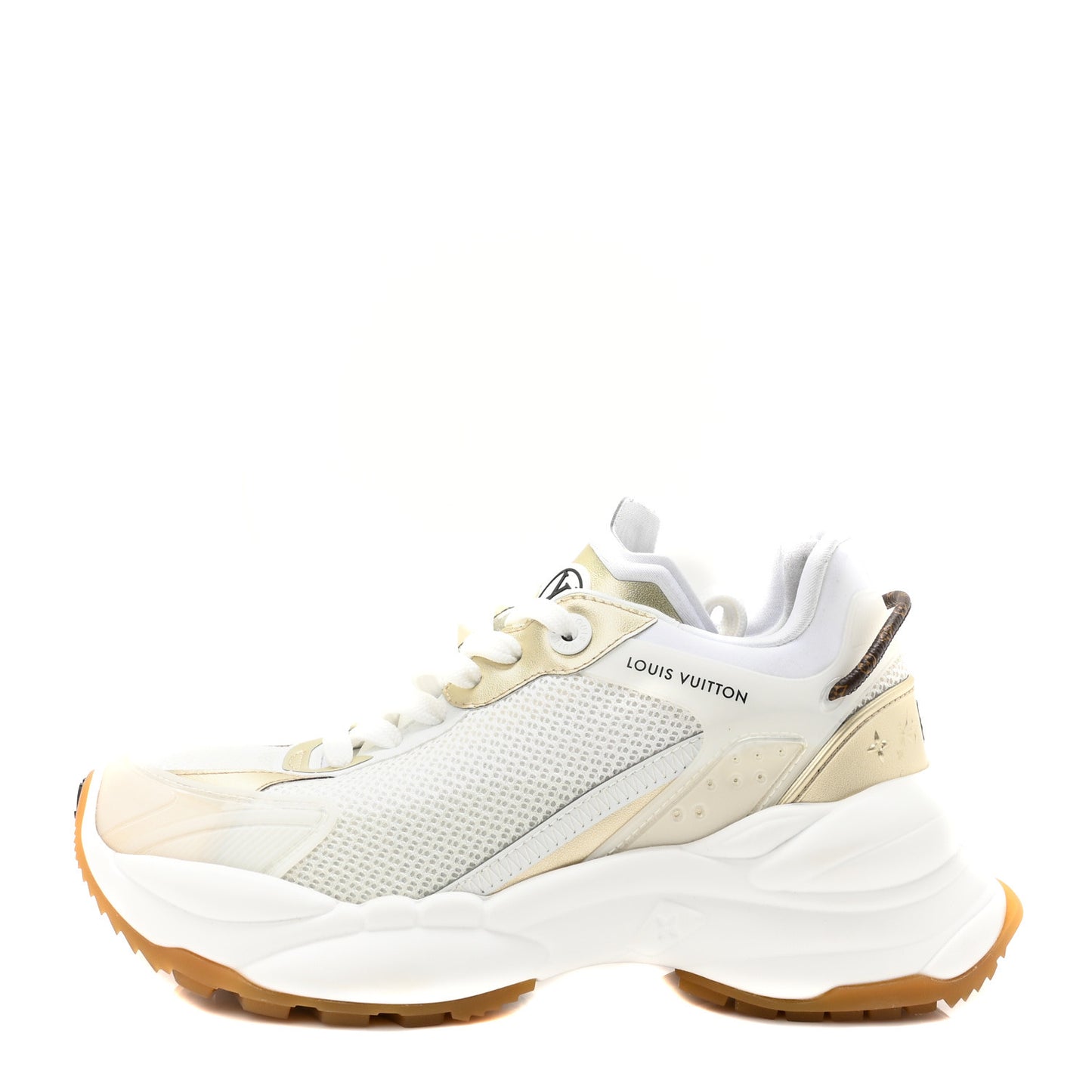 Monogram Calfskin Run 55 Sneakers 37 White