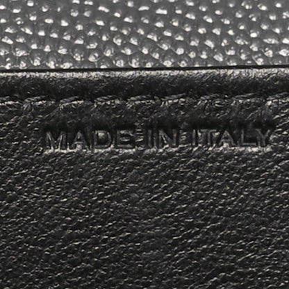 Saint Laurent Grain de Poudre Uptown Chain Wallet Storm 7 of 10
