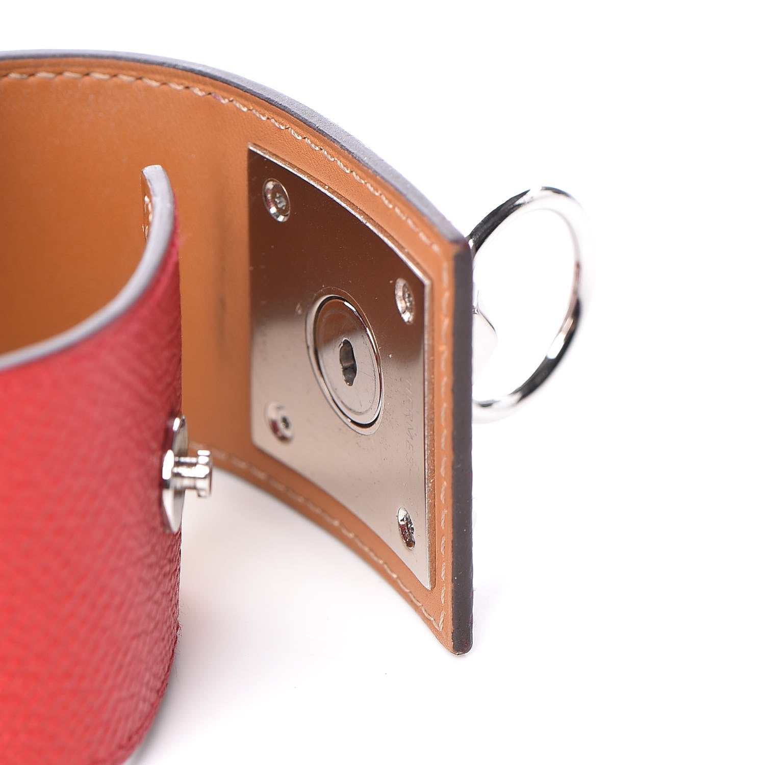 Hermes Epsom Creneau Bracelet M Red 11 of 12