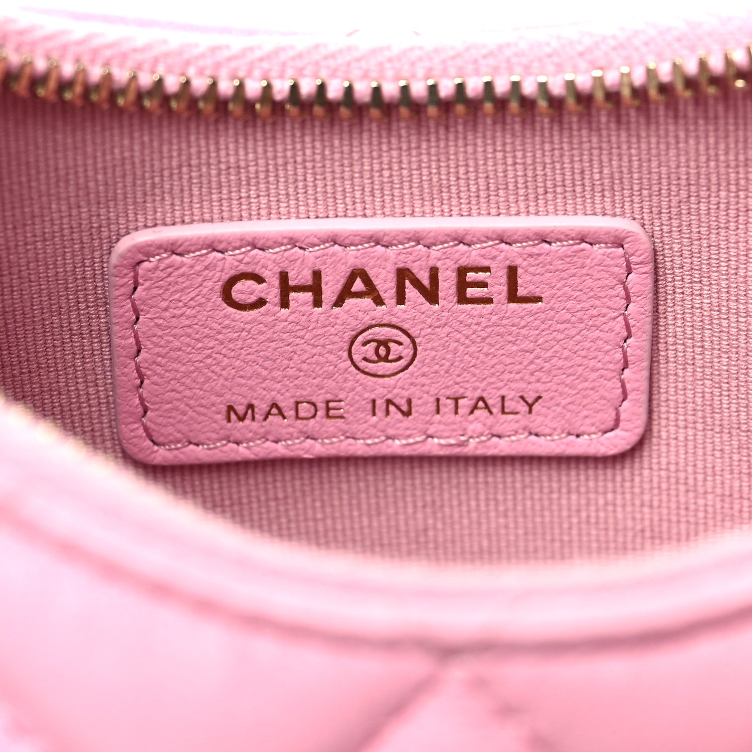 Chanel Lambskin Quilted Mini Chain Around Hobo Pink 6 of 10