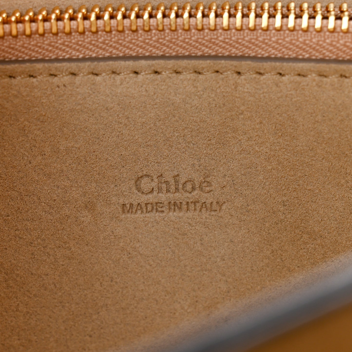 Calfskin Suede Medium Faye Shoulder Bag  Cement Pink