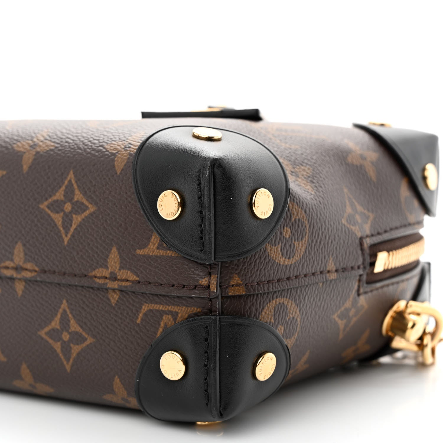 Louis Vuitton Monogram Petite Malle Souple Black 9 of 9