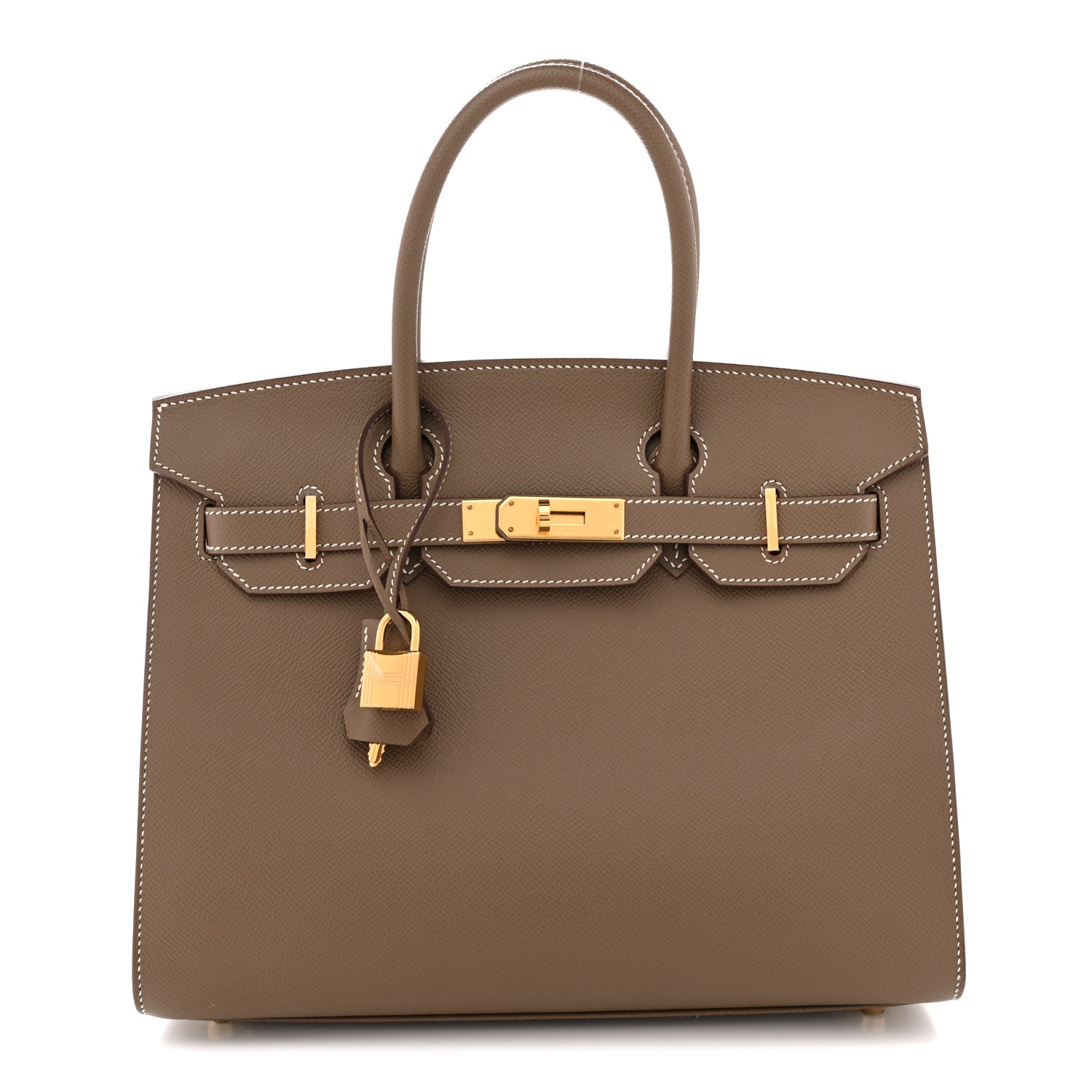 Hermes Epsom Birkin Sellier 30 Etoupe 1 of 10