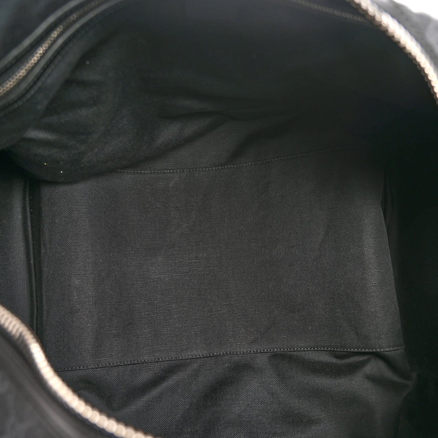 Gucci Soft GG Supreme Monogram Appia Calfskin Web Large Carry On Duffle Bag Black Grey 4 of 12