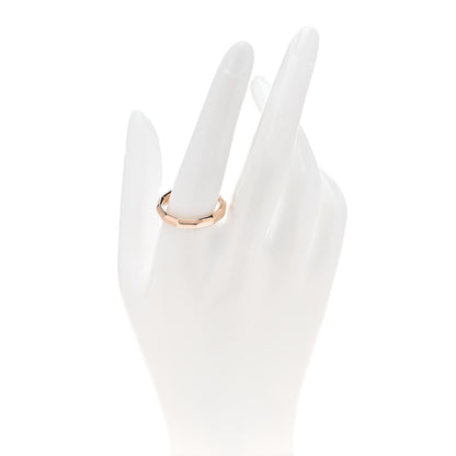David Yurman 18K Rose Gold 4mm Delaunay Faceted Band Ring 60 9 2 of 4