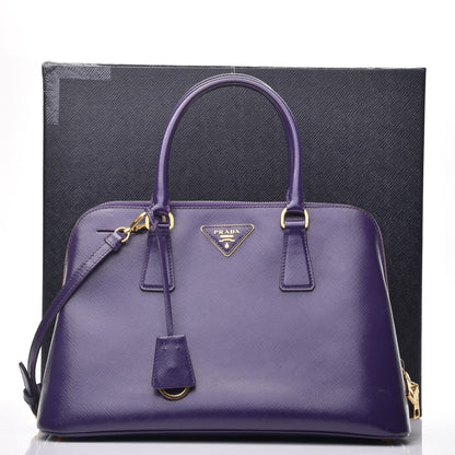Prada Saffiano Vernice Medium Promenade Tote Viola 11 of 11