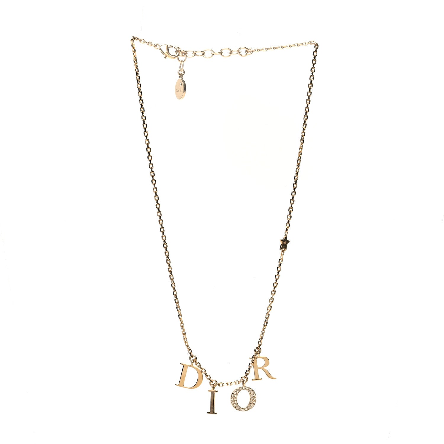 Christian Dior Crystal Dio(r)evolution Necklace Gold 3 of 5