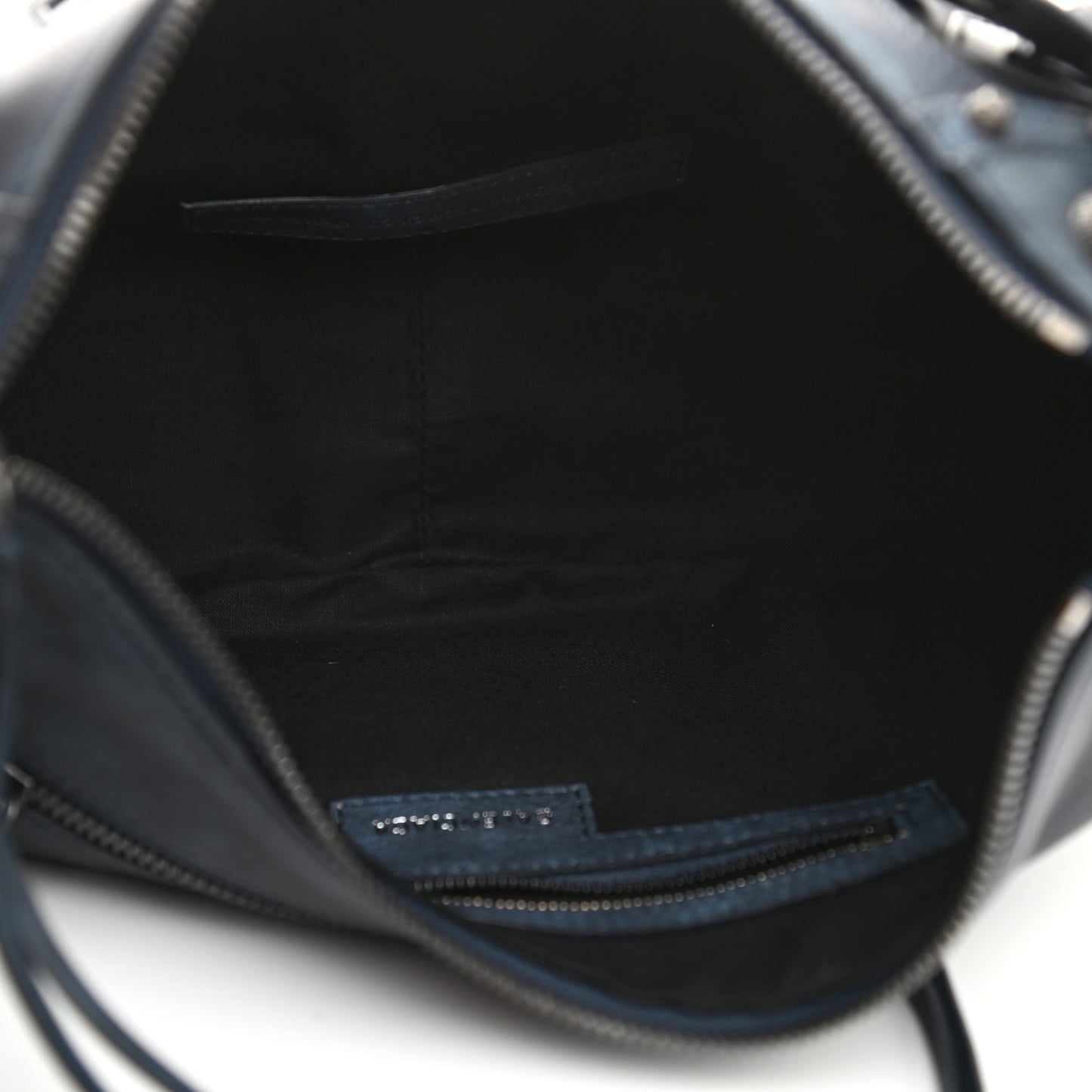 Used Calfskin Small Le Cagole Shoulder Bag Navy