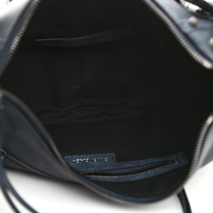 Balenciaga Used Calfskin Small Le Cagole Shoulder Bag Navy 5 of 9