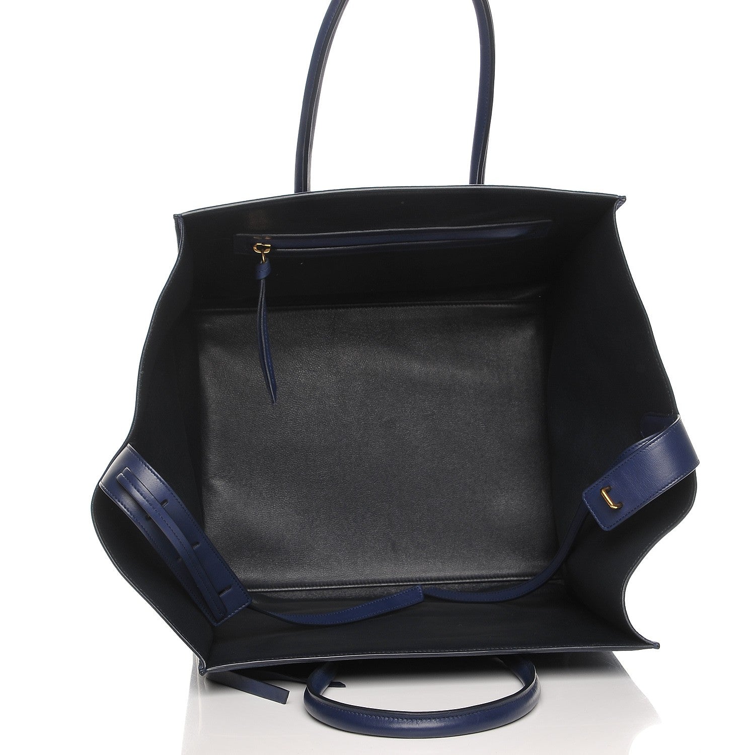 Celine Nubuck Calfskin Medium Phantom Luggage Navy 5 of 8