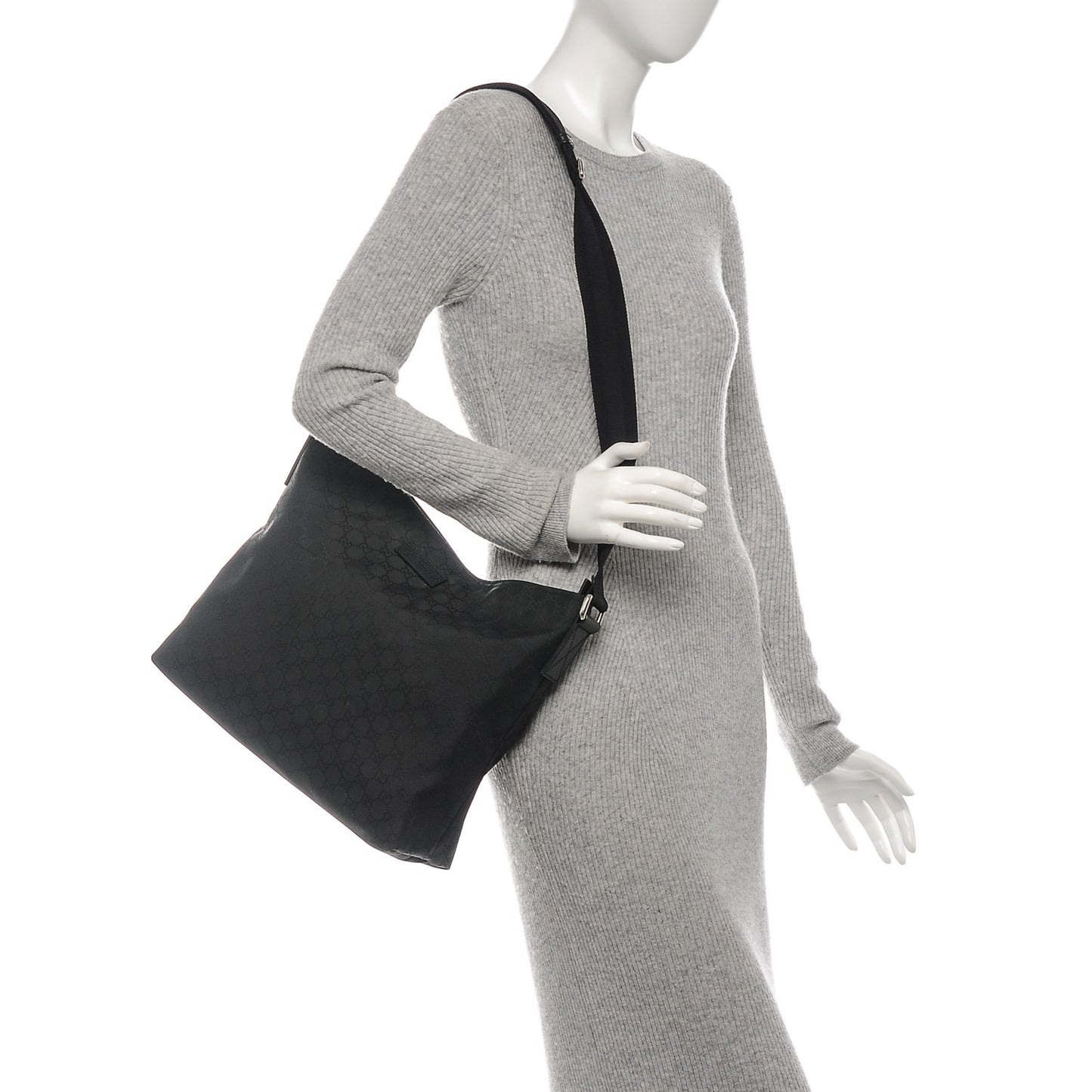 Monogram Large Messenger Black