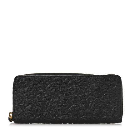 Louis Vuitton Empreinte Clemence Wallet Black 1 of 10
