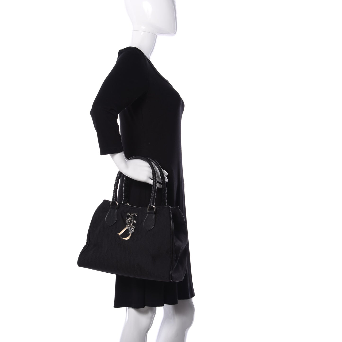 Nylon Monogram Small Lovely Tote Black