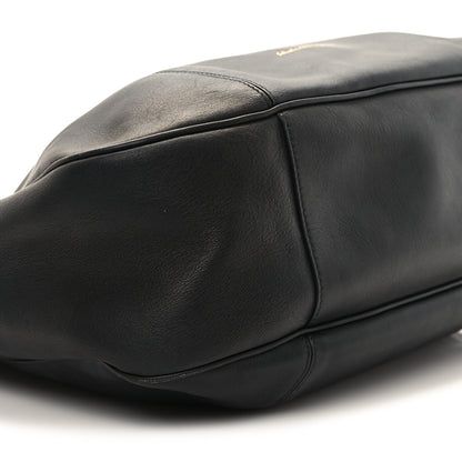 Salvatore Ferragamo Calfskin Elle Gancini Chain Hobo Black 8 of 9