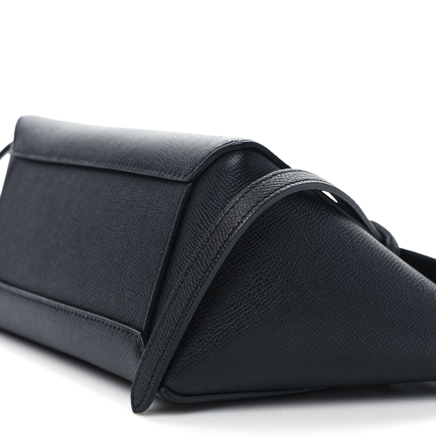Grained Calfskin Nano Belt Bag Black