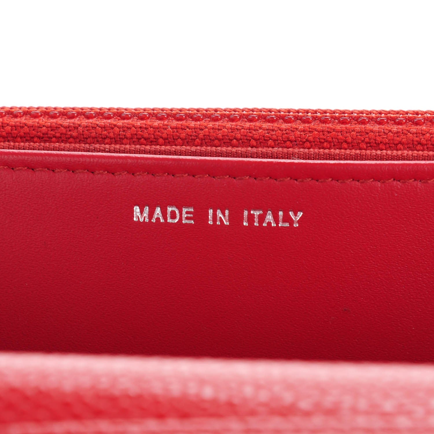 Chanel Caviar Quilted Wallet On Chain WOC Dark Red 7 of 8