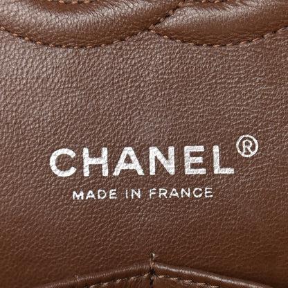 Chanel Lambskin Quilted Medium Double Flap Brown 6 of 18