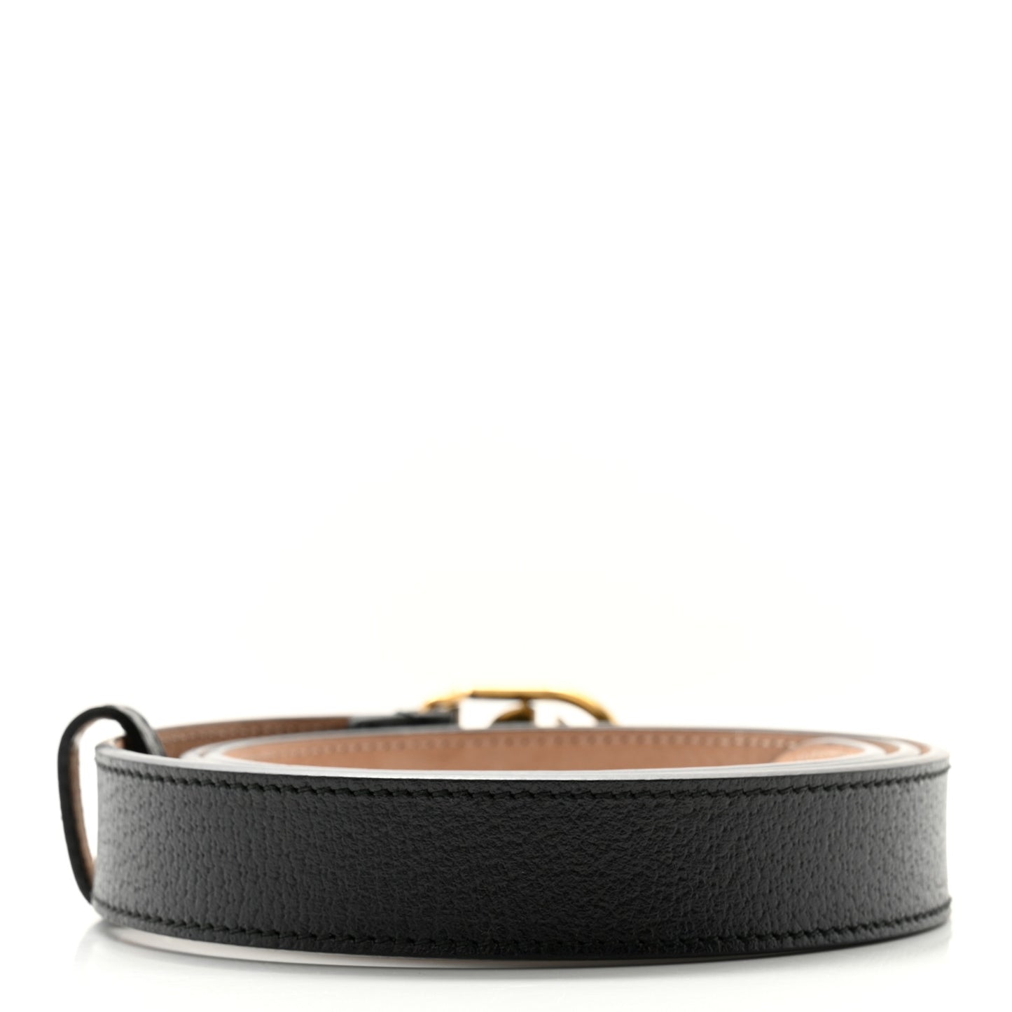 Calfskin Framed Double G Belt 90 36 Black