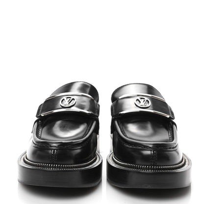 Louis Vuitton Smooth Calfskin LV Academy Loafers 36 Black 2 of 7