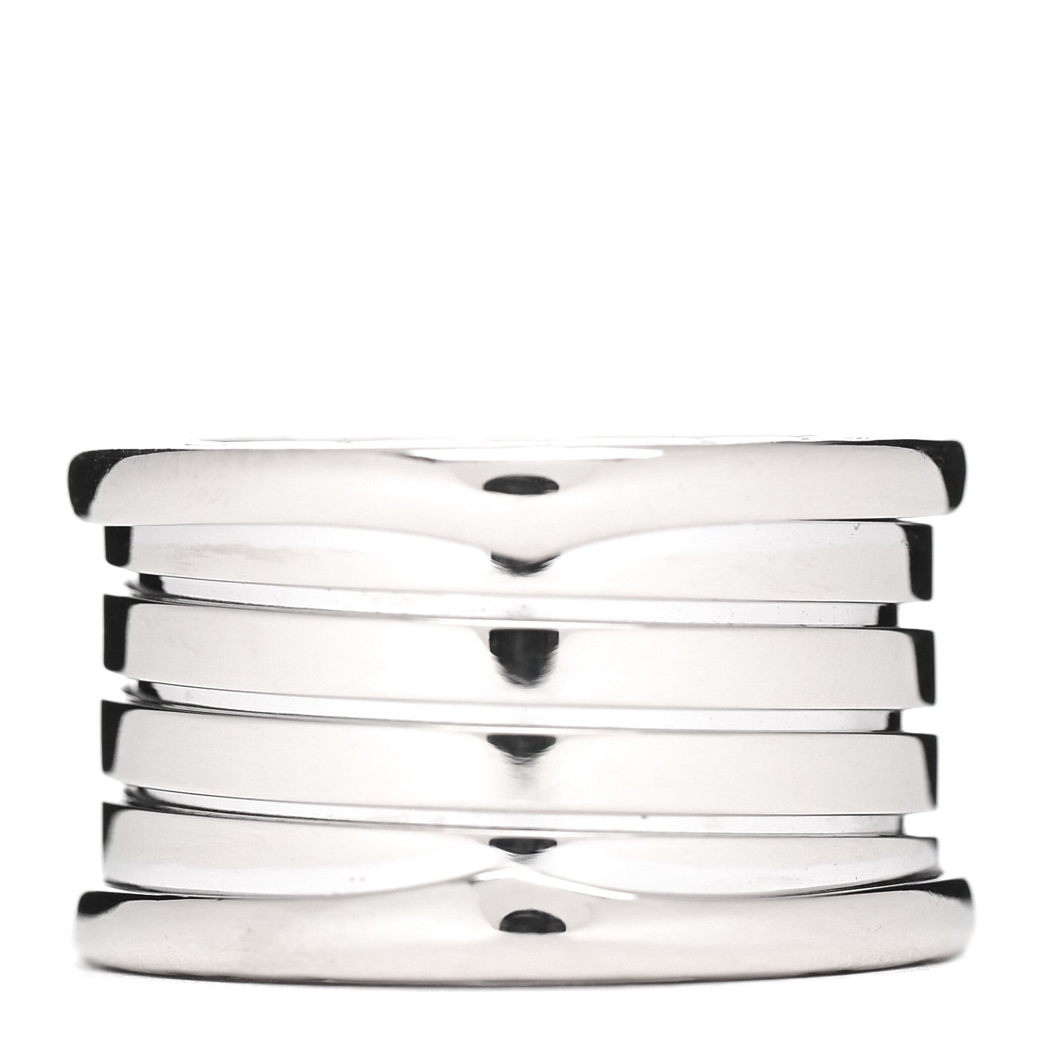 Bulgari 18K White Gold B.Zero1 Five-Band Ring 53 6.25 3 of 6