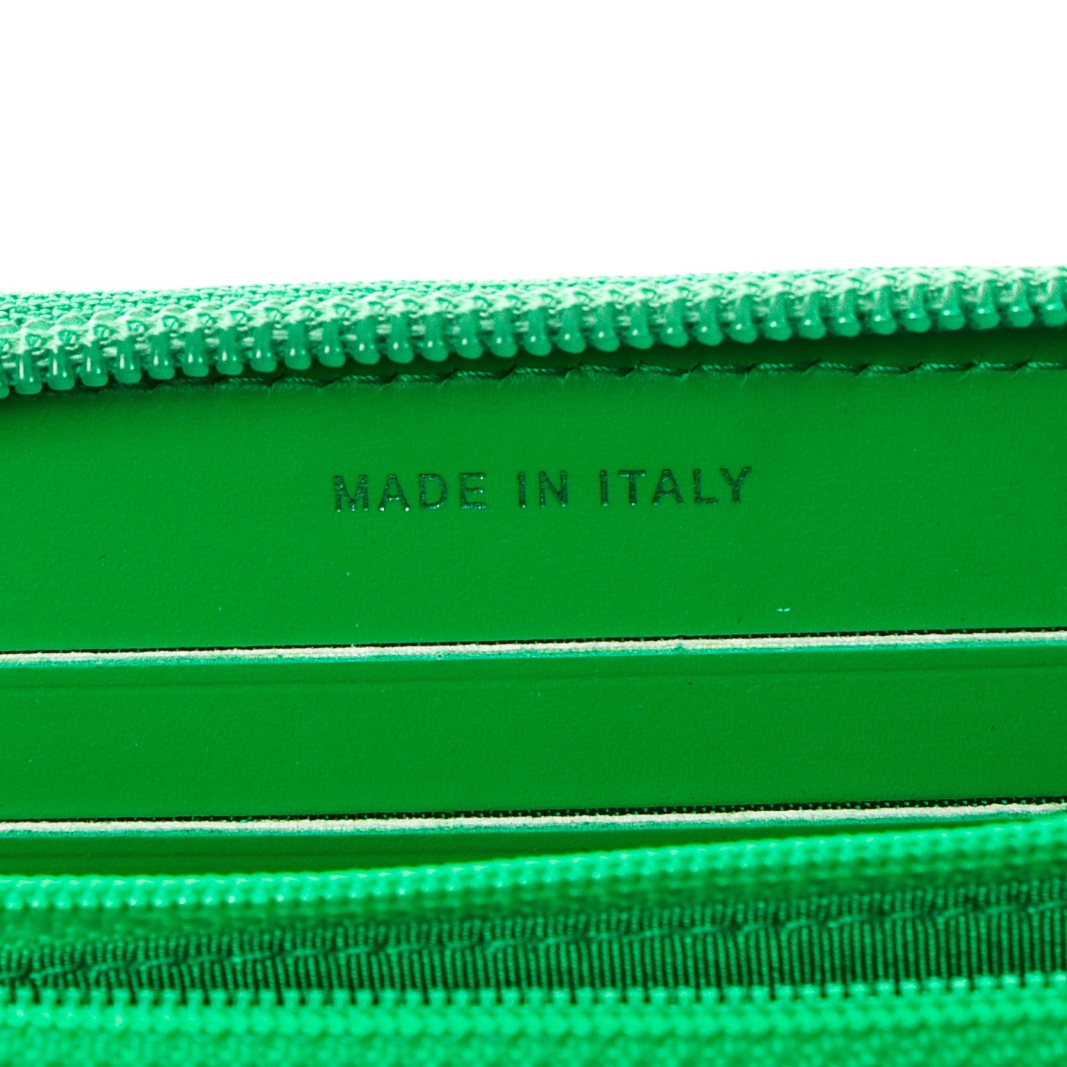Chanel Patent Quilted Small Boy Zip Around Wallet Green 7 of 9