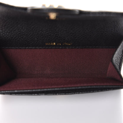 Chanel Caviar Quilted Flap Card Holder Black 5 of 9
