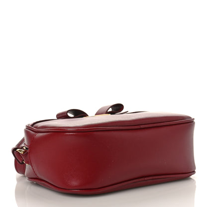 Salvatore Ferragamo Calfskin Vara Bow Camera Bag Carmine 4 of 8