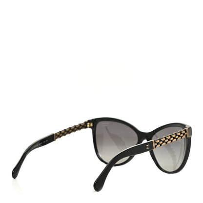 Chanel Chain Polarized Sunglasses 5352 Black 4 of 8