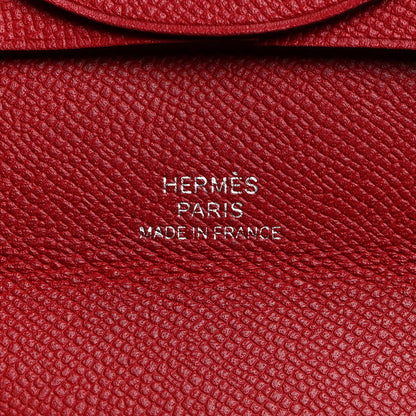 Hermes Epsom Bastia Coin Purse Rouge De Coeur 6 of 7