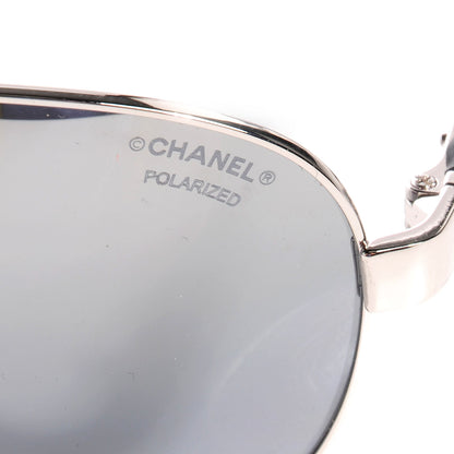 Chanel Aviator Sunglasses Polarized 4204-Q White 7 of 7