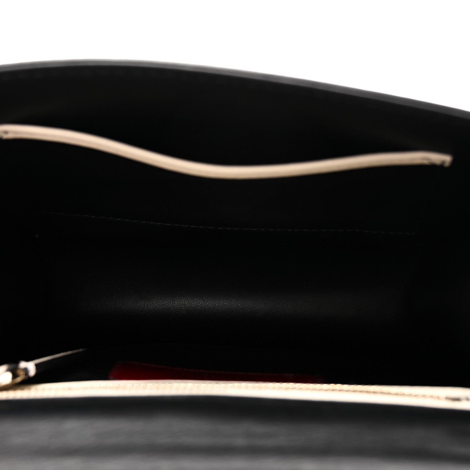 Valentino Garavani Vitello Small Glam Lock Rockstud Flap Red Ivory Black 5 of 9