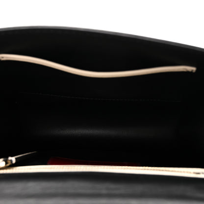 Valentino Garavani Vitello Small Glam Lock Rockstud Flap Red Ivory Black 5 of 9