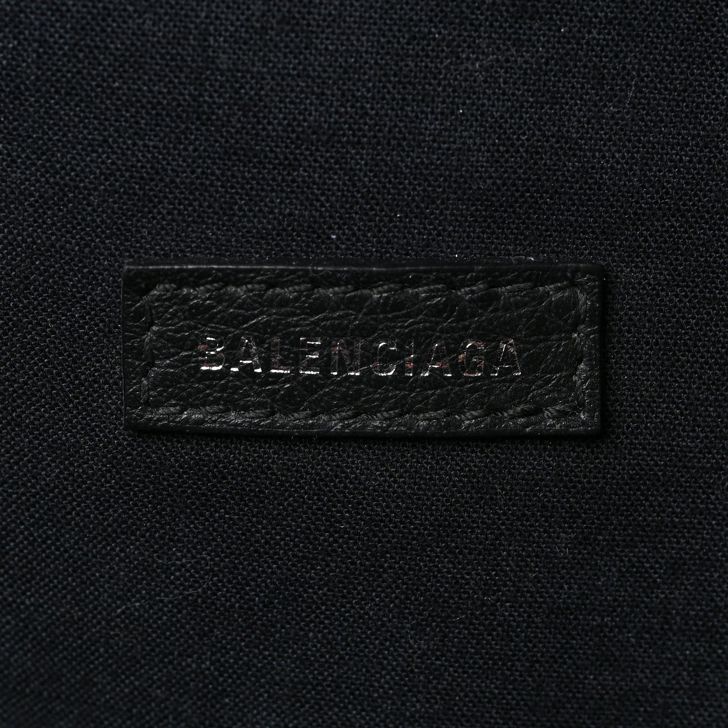 Balenciaga Smooth Calfskin Logo Everyday Beltpack XS Black White 6 of 8