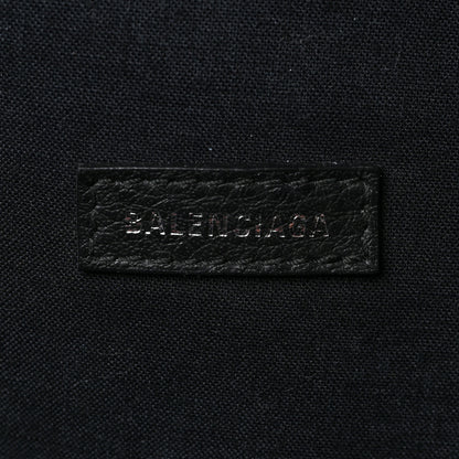 Balenciaga Smooth Calfskin Logo Everyday Beltpack XS Black White 6 of 8